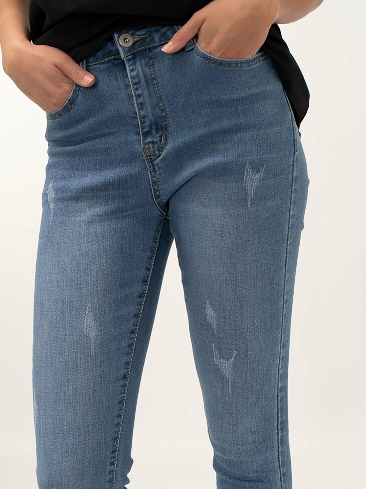 klasyczne spodnie jeansowe damskie